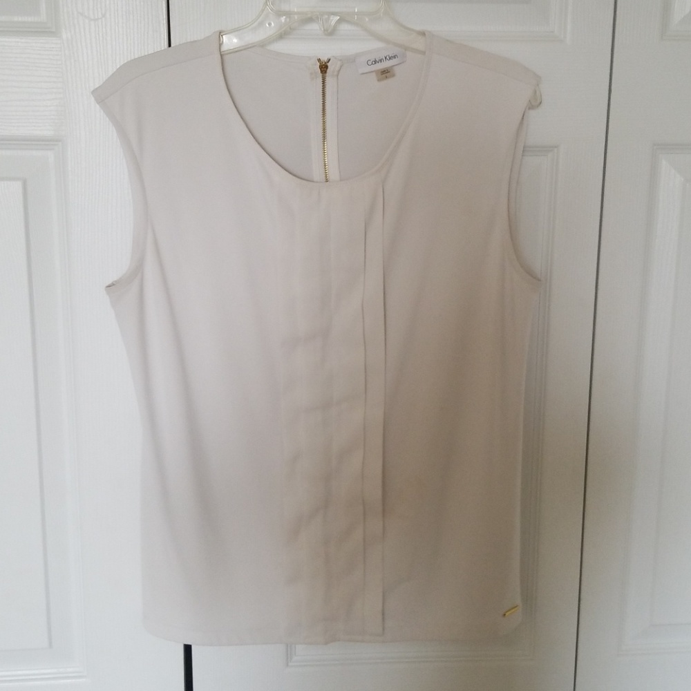 Calvin Klein sleeveless blouse